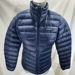 Patagonia Blue Puffer Jacket